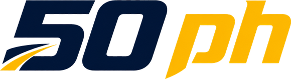 50 ph official brand logo